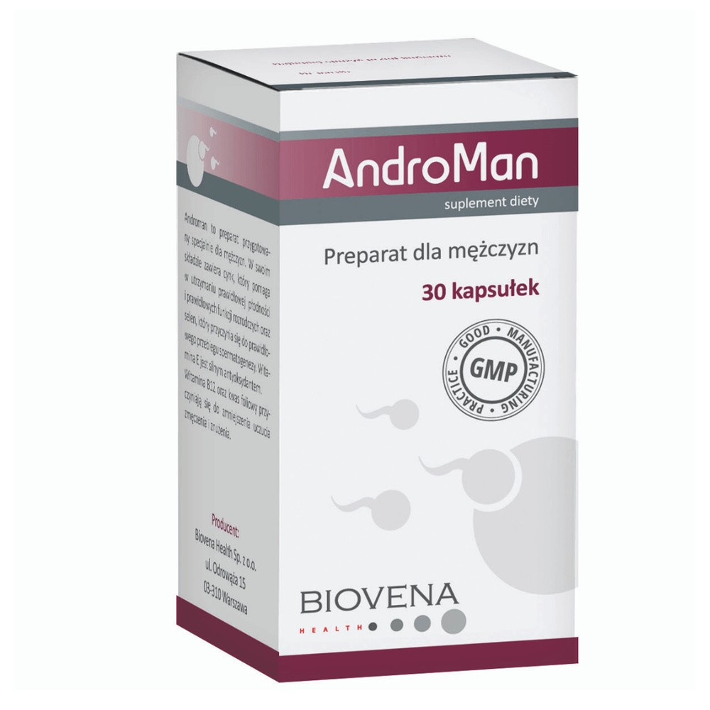 Biovena Androman 30 kapsułek  3521041