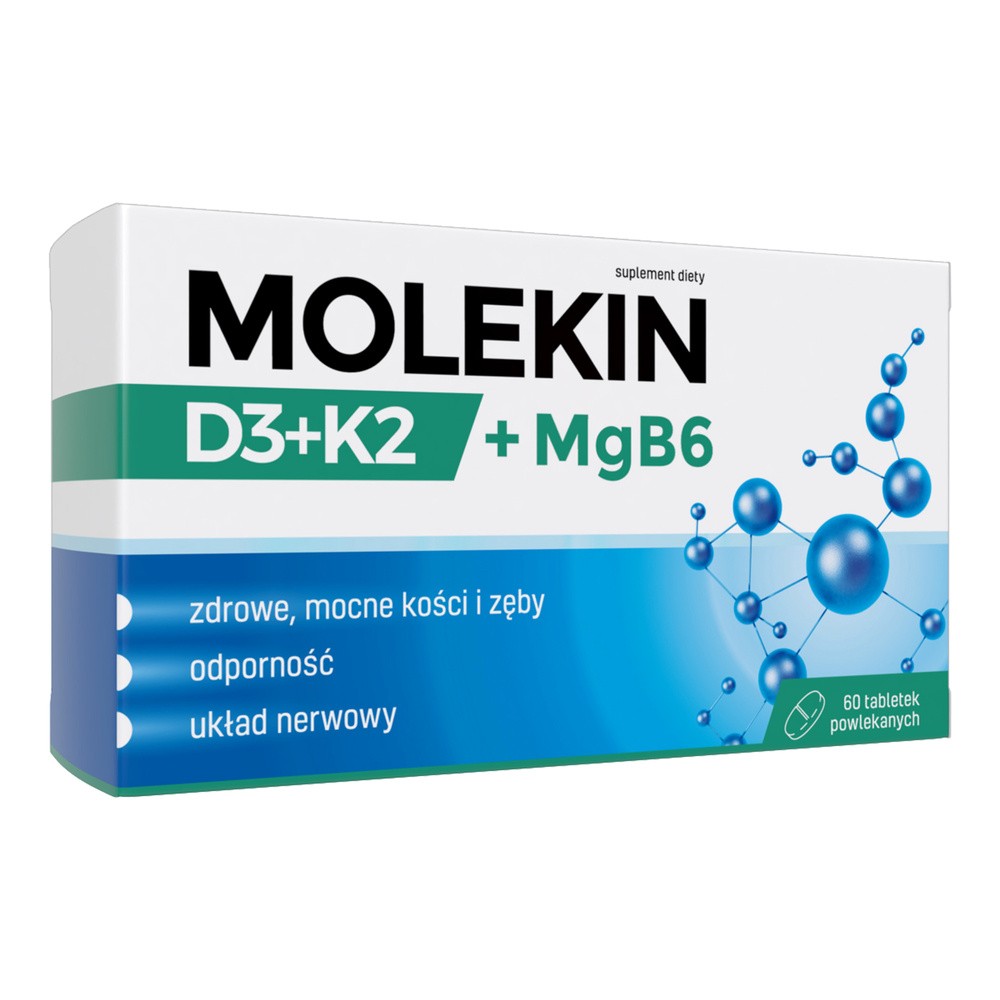 Natur Produkt Molekin D3 + K2 + MgB6 x 60 tabl powlekanych