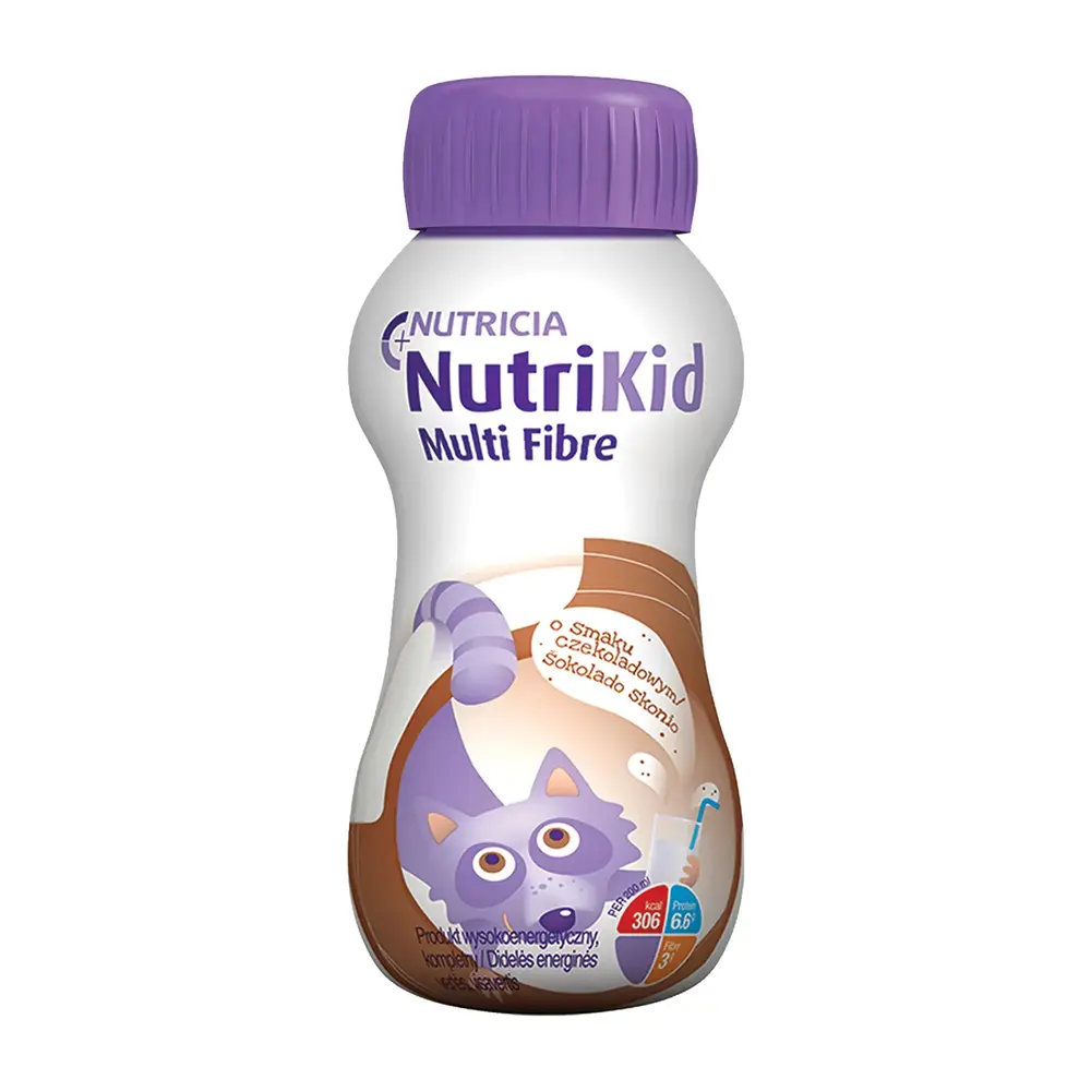 NUTRICIA NUTRIKID MULTI FIBRE SMAK CZEKOLADOWY 200 ml