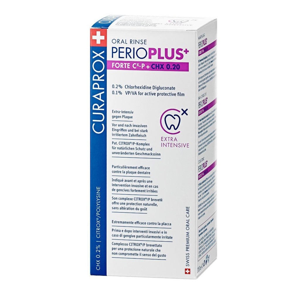 Curaden Polska Curaprox Perio Plus Forte płyn do płukania jamy ustnej 200 ml 1141115