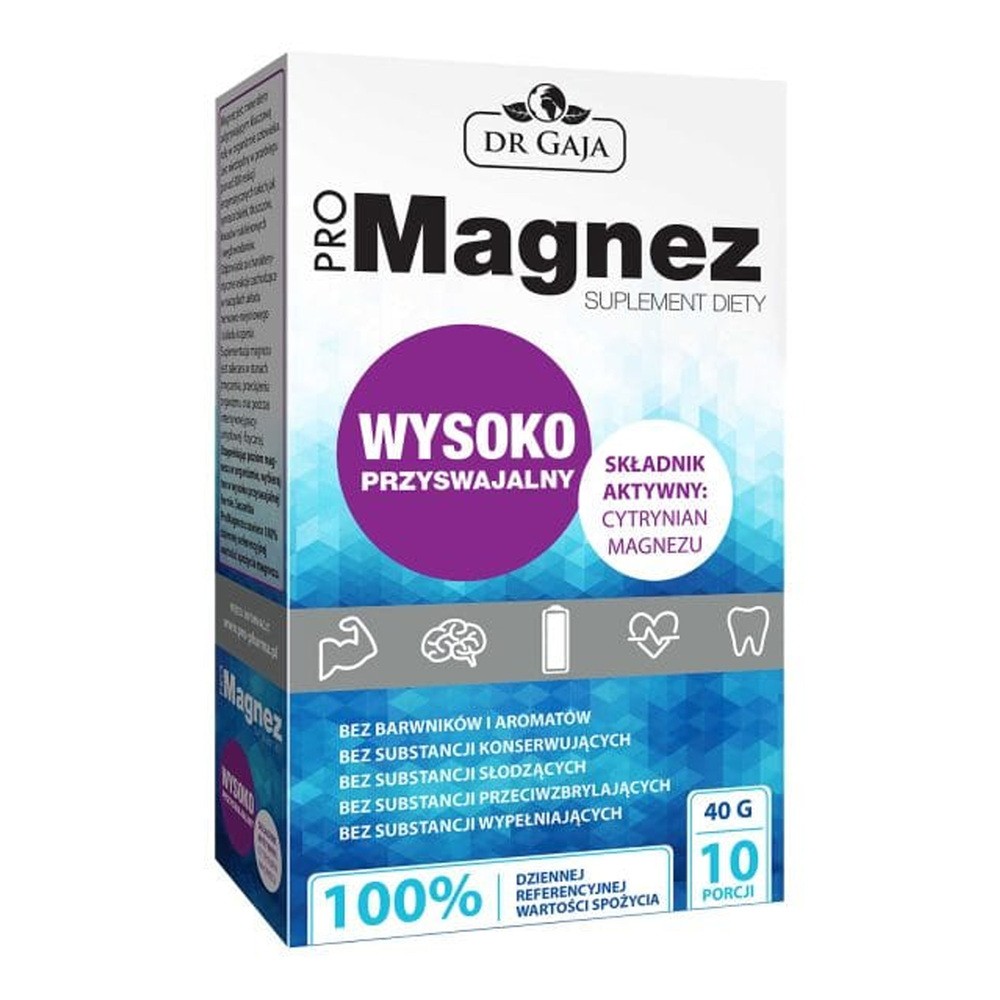 Propharma ProMagnez Cytrynian Magnezu. 40 gram (10 saszetek) 