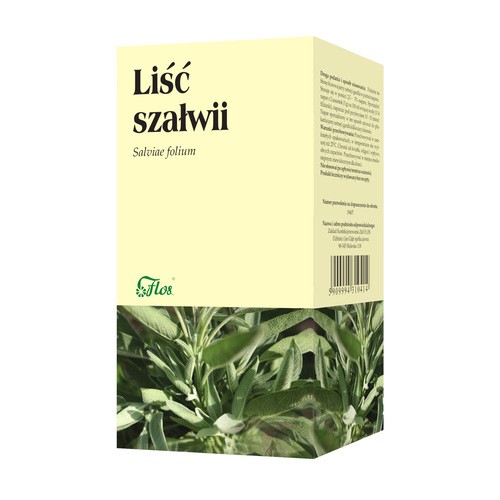 Liść szałwii, 1,5 g, 30 szt. (Flos)