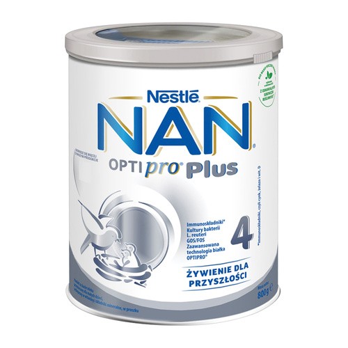 NESTLE Nestle Nan Optipro Plus 4 - Mleko puszka 800g