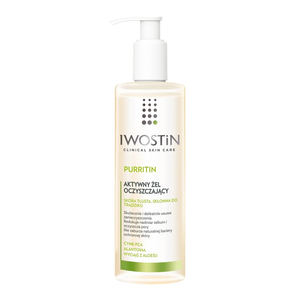 Iwostin PURRITIN Aktywny Żel do mycia twarzy 300 ml 7073045