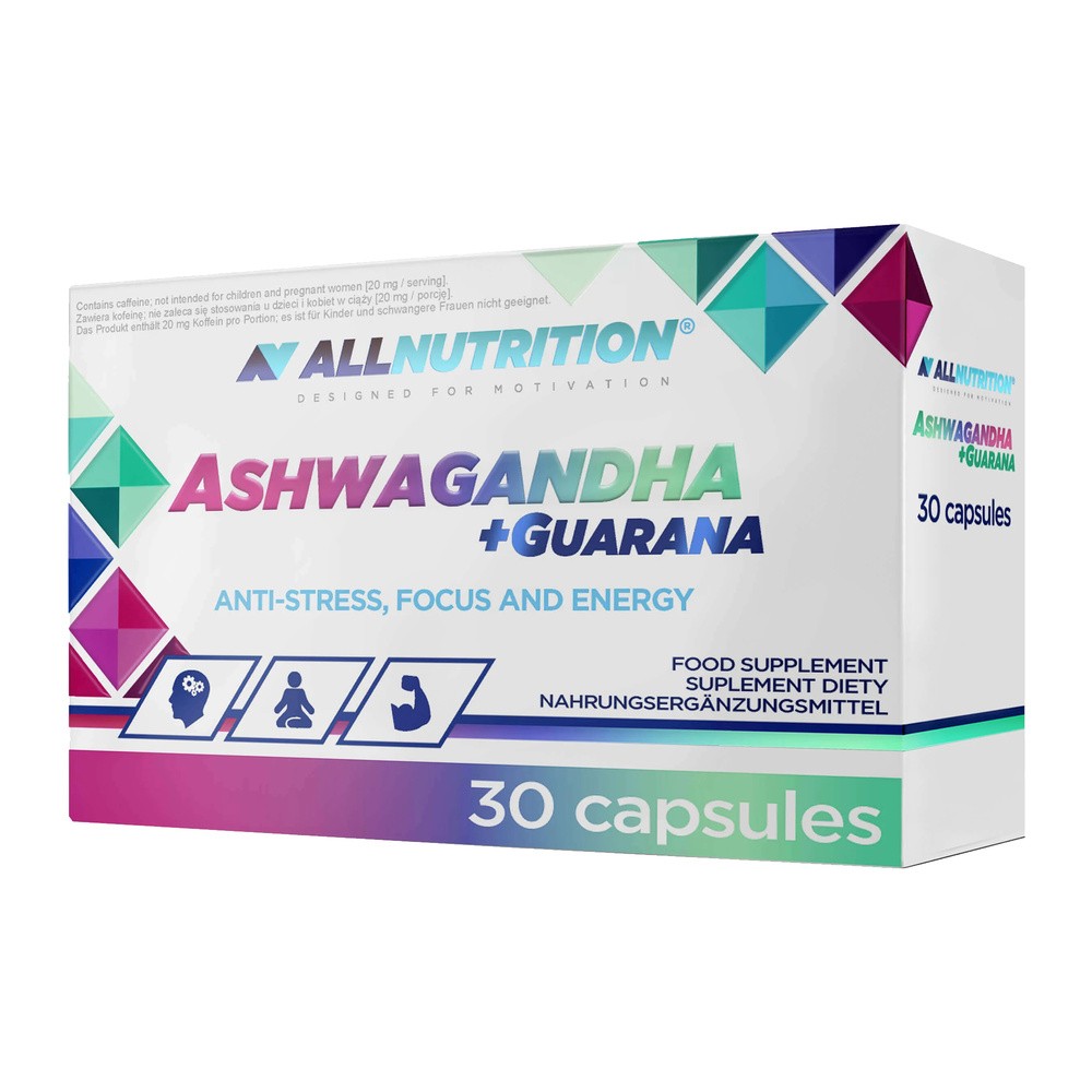 123ratio ALLNUTRITION Ashwagandha + Guarana 30 kaps 3317761