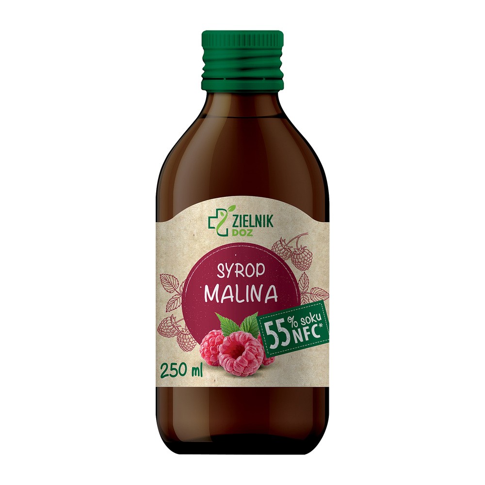 ZIELNIK DOZ Syrop Malina, 250 ml