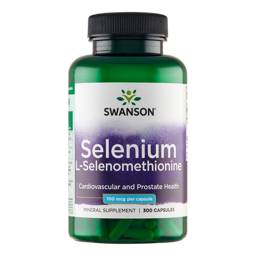 SWANSON Selenium L-selenometionina 100 mcg 300 kapsułek