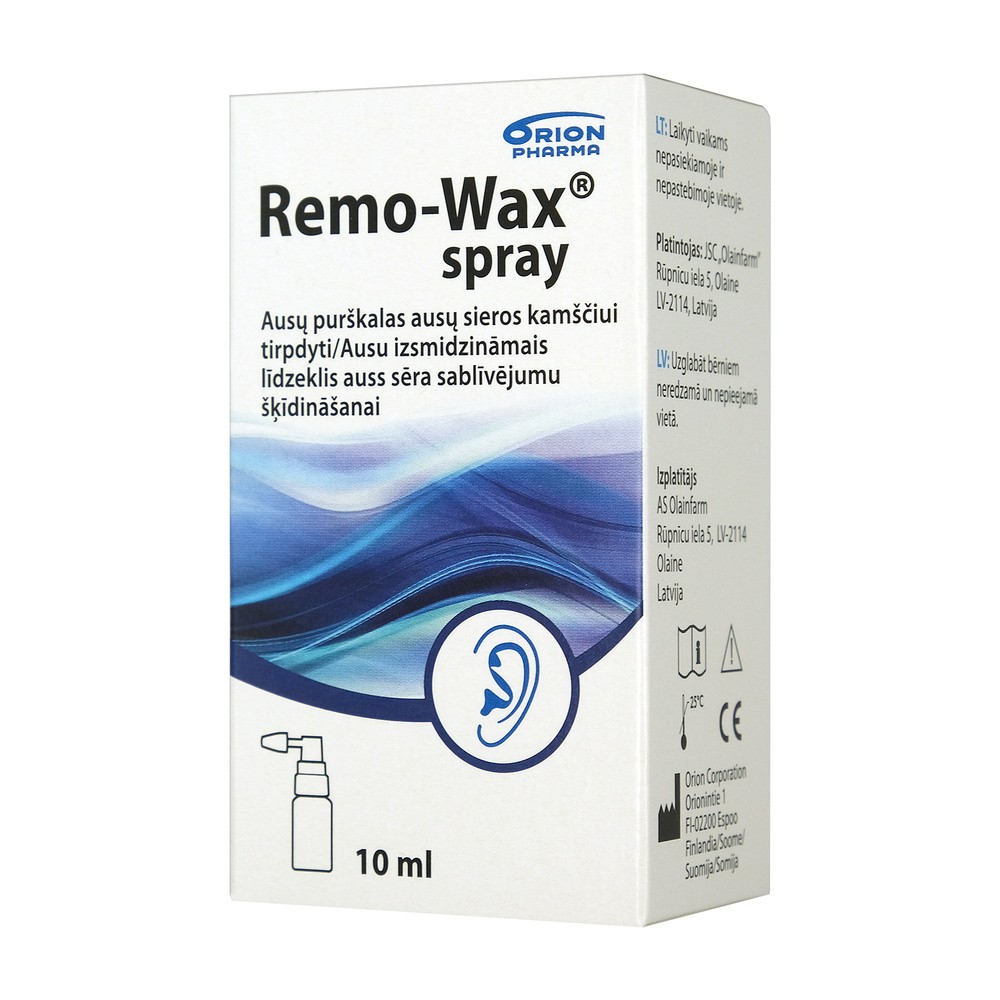 Remo-wax aerozol do usuwania woskowiny 10 ml