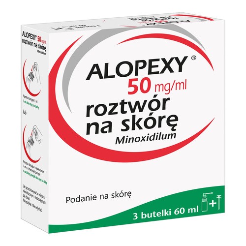 PIERRE FABRE MEDICAMENT Alopexy 5% Roztór Na Skórę 3x 60 ml