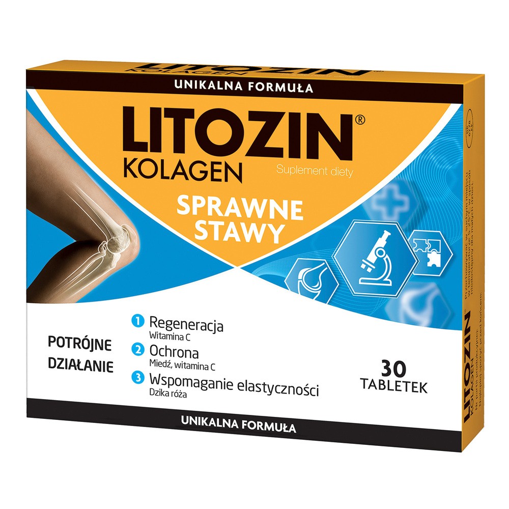 Orkla Health Sp. Z O.O. Litozin Kolagen 30 Tabletek 3142241