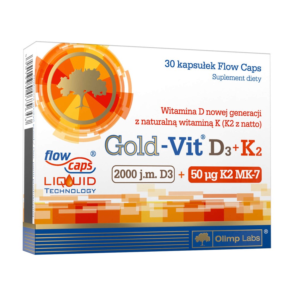 OLIMP Gold-Vit D3+K2 2000 IU - 30caps.
