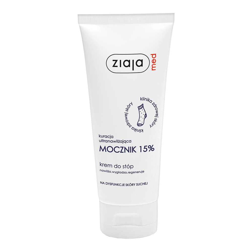 Ziaja Med Kuracja Ultranawilżająca z mocznikiem krem do stóp 100ml