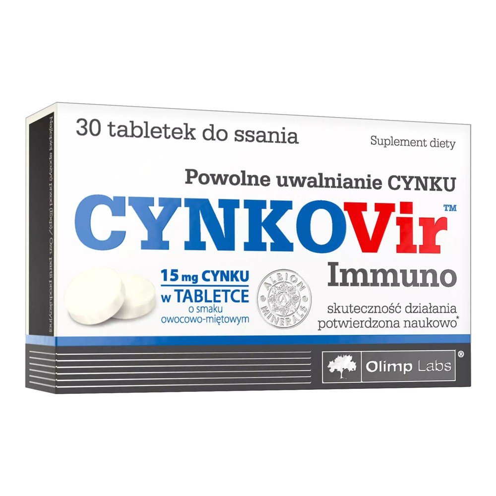 Olimp LABS Cynkovir Immuno x 30 tabl do ssania