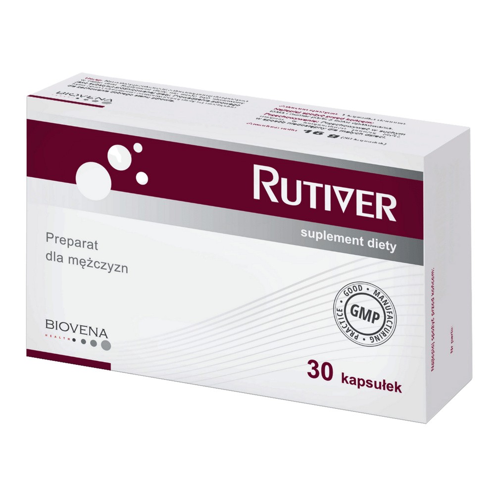 Biovena Health Rutiver preparat dla mężczyzn x30 kapsułek