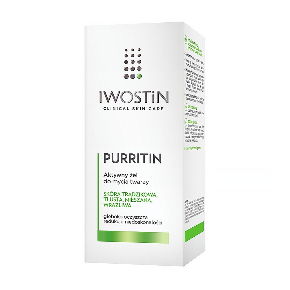 IWOSTIN IWOSTIN PURRITIN Aktywny Żel do mycia twarzy 150 ml 7072819