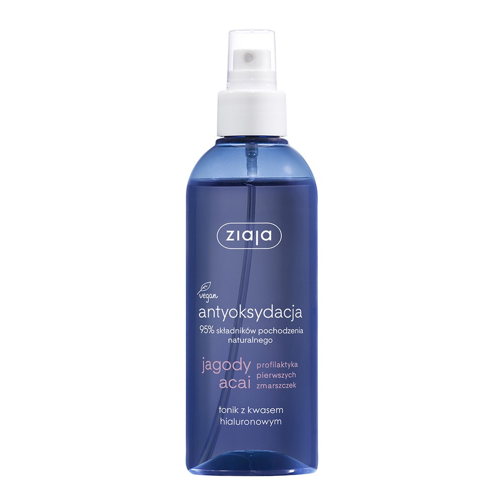 Ziaja Jagody Acai tonik z kwasem hialuronowym spray 200 ml