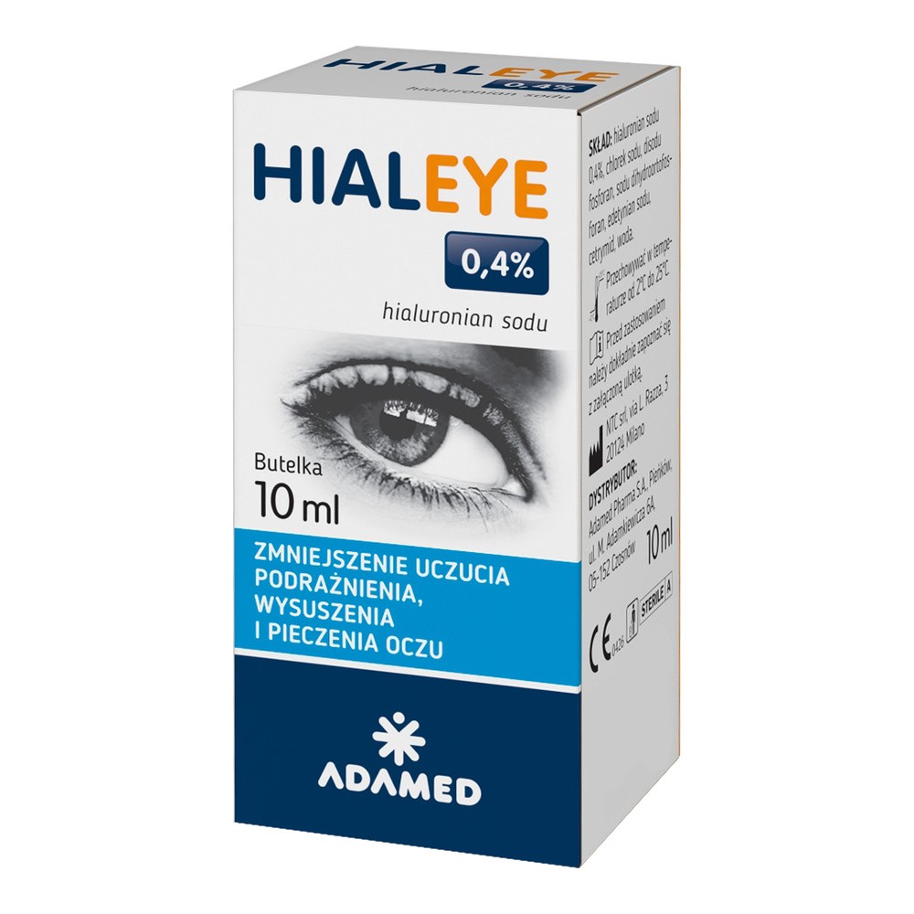 ADAMED HIALEYE 0,4% krople do oczu, 10 ml