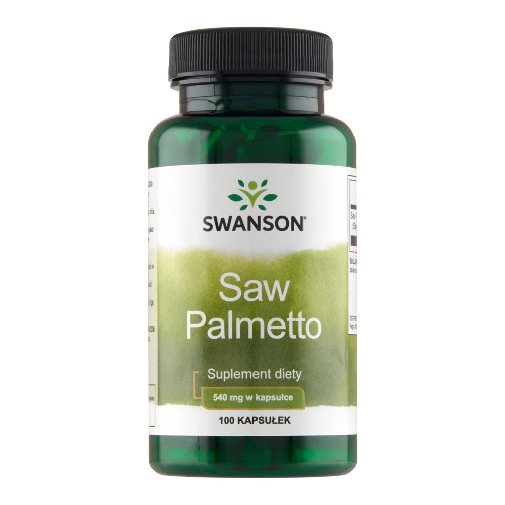 SWANSON Saw Palmetto 540mg 100kaps Palma Sabałowa - suplement diety