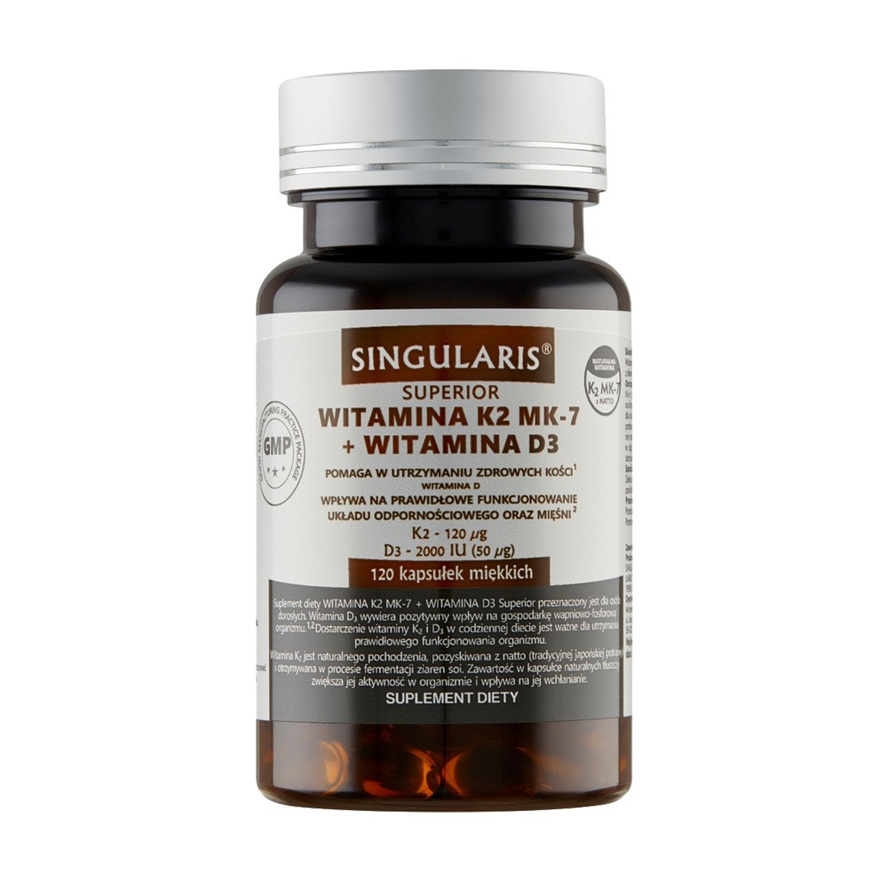 ACTIVEPHARM LABS SP. Z O.O. SP.K. ACTIVEPHARM LABS SP Z O.O SP.K SINGULARIS superior 03 WIT K2 MK-7+WIT D3 3246421