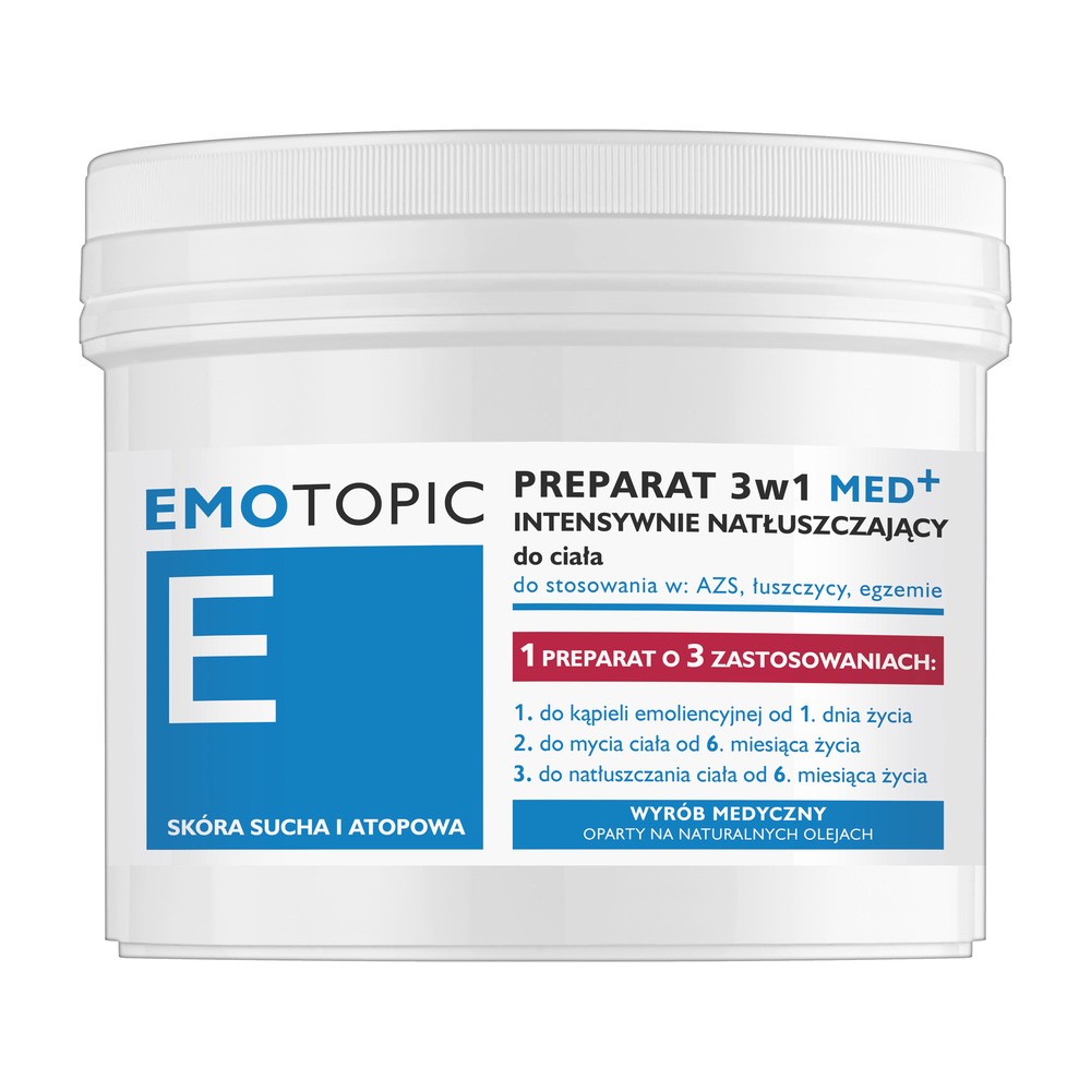 Pharmaceris EMOTOPIC Preparat 3 w 1 Intensywnie natłuszczający do ciała ,500 ml 9086618