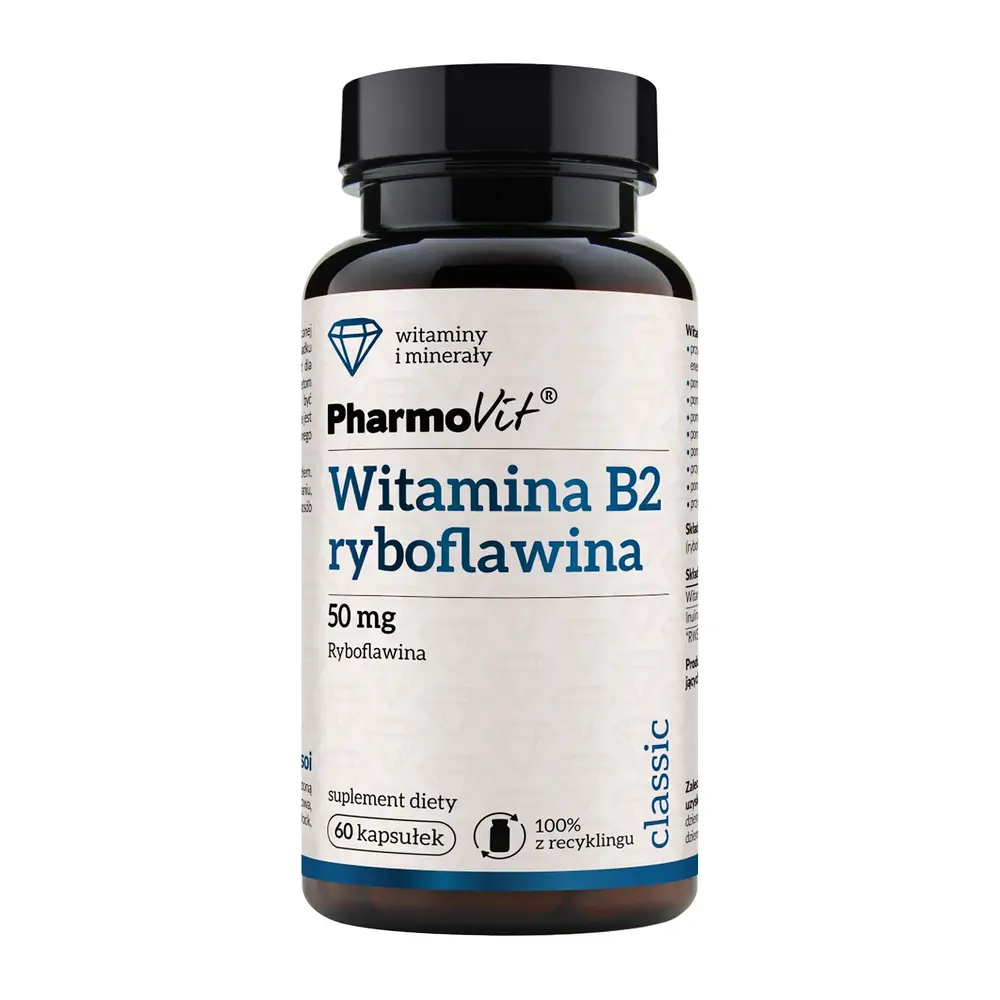 Pharmovit Pharmovit Witamina B2 ryboflawina 60 kaps