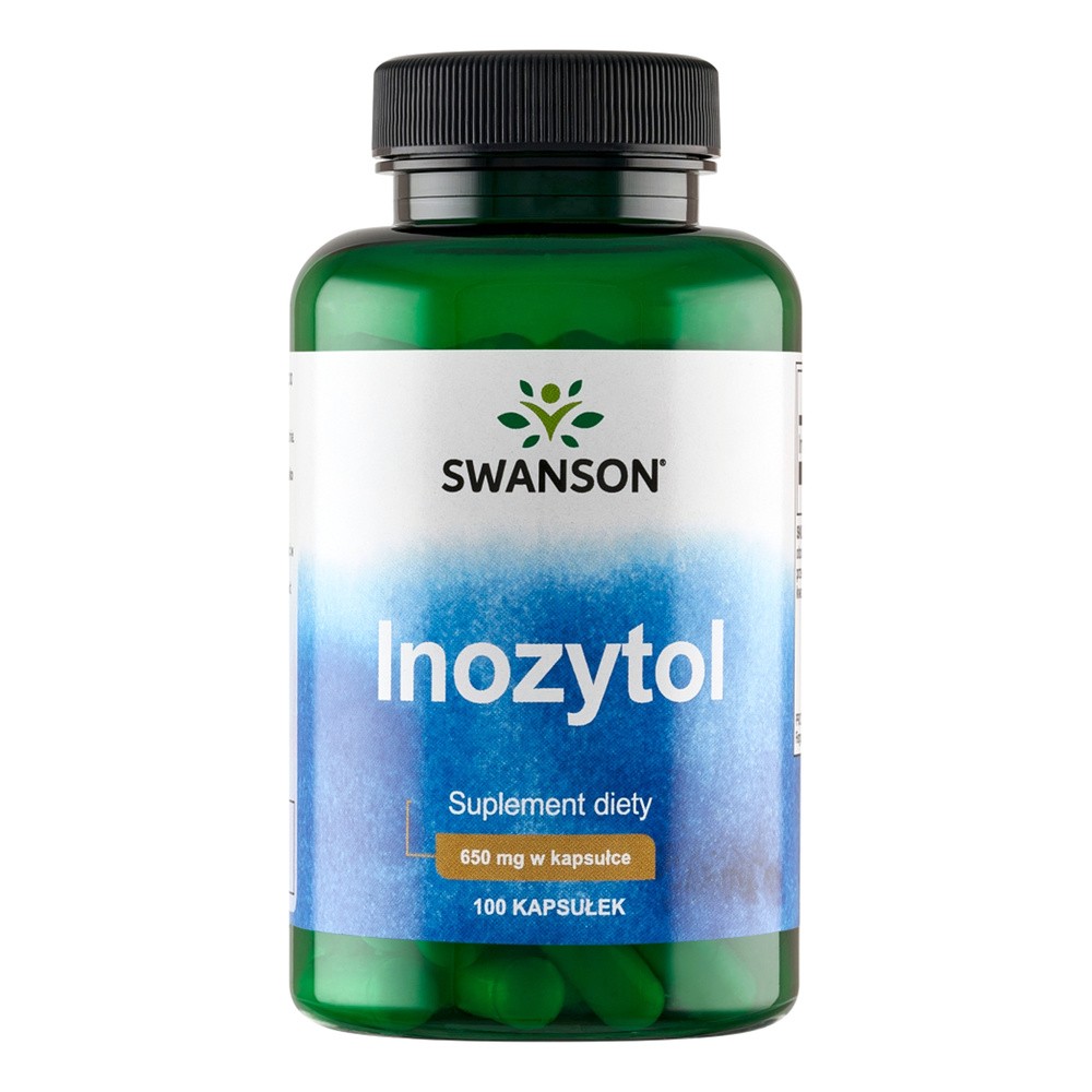 SWANSON SWANSON Inozytol 650mg, 100 kapsułek