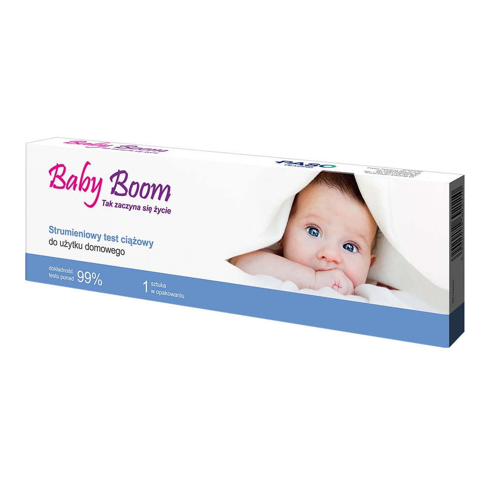 PASO Test ciążowy Baby Boom strumieniowy x 1 szt