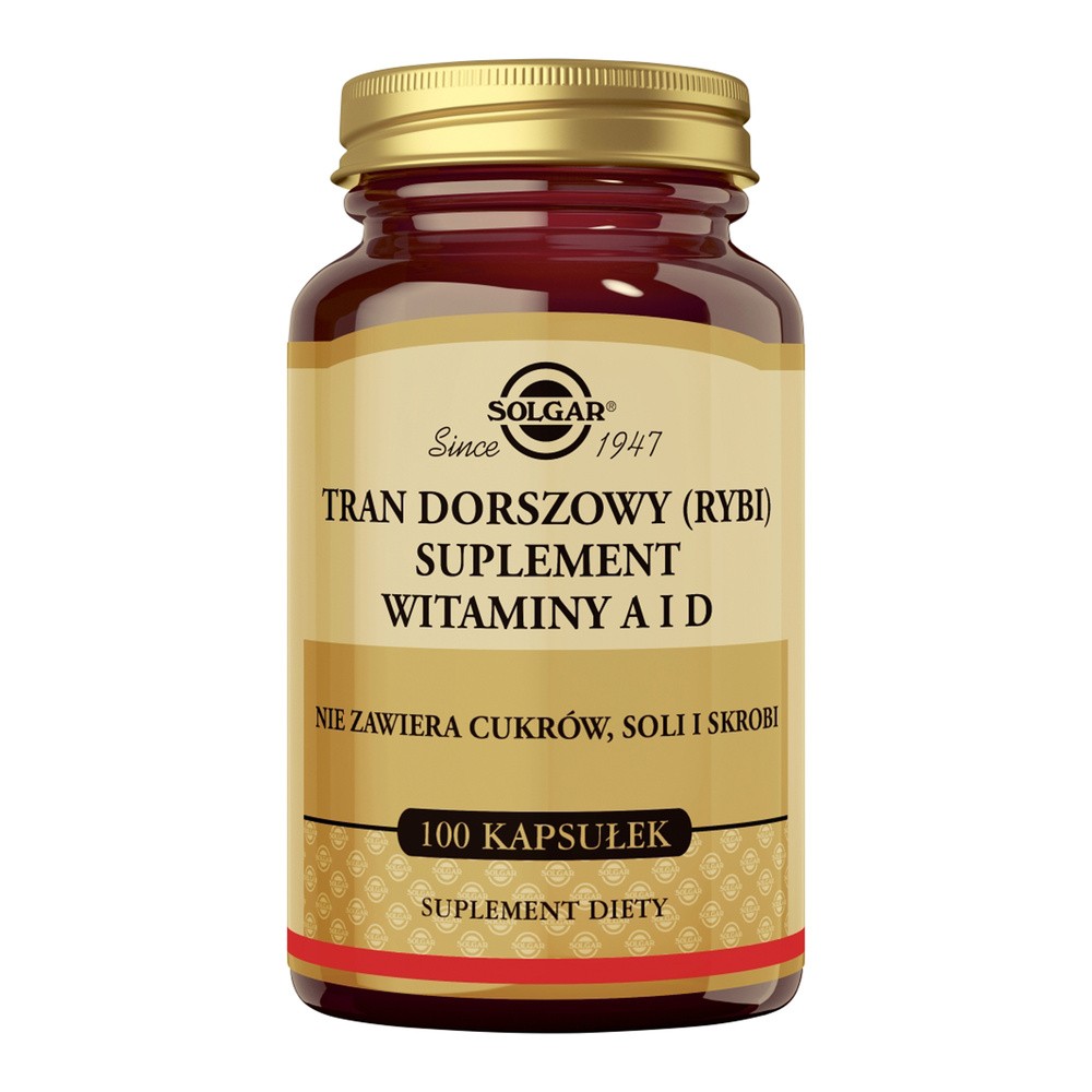 Solgar Dorszowy tran norweski 100 kapsułek