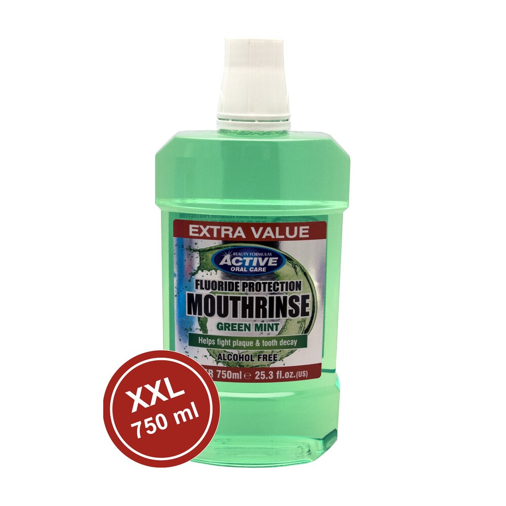 EQUILIBRA ACTIVE Płyn do płukania jamy ustnej GREEN MINT z fluorem 750 ml 7058842