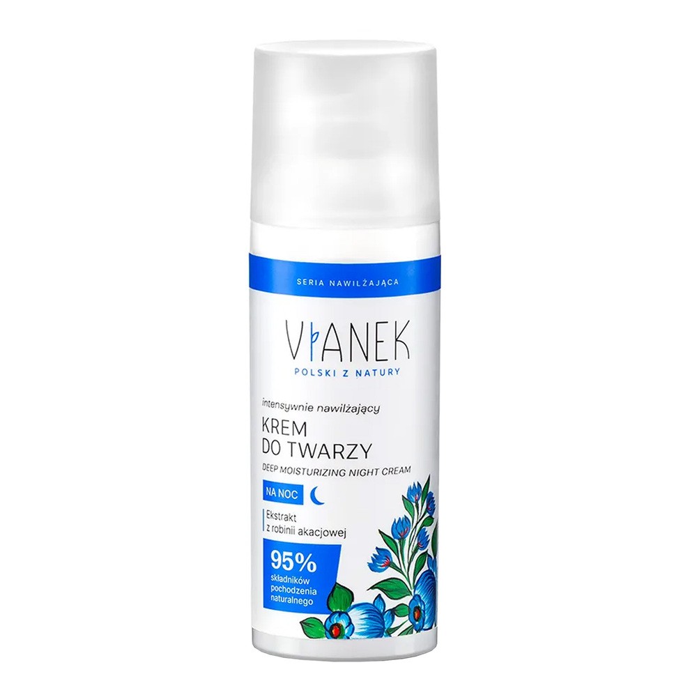 Vianek Intensywnie nawilżający krem do twarzy na noc 50ml