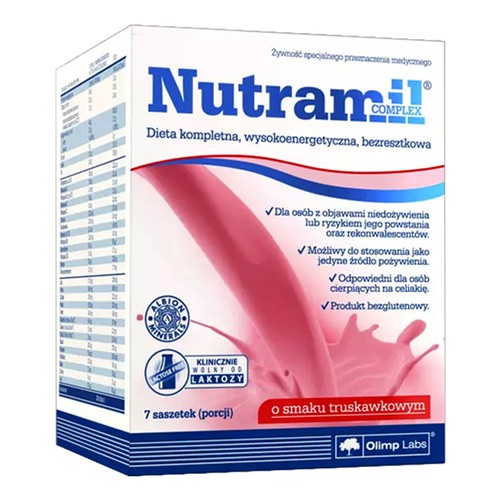 Olimp Nutramil Complex o smaku truskawkowym proszek 7 sasz. 3