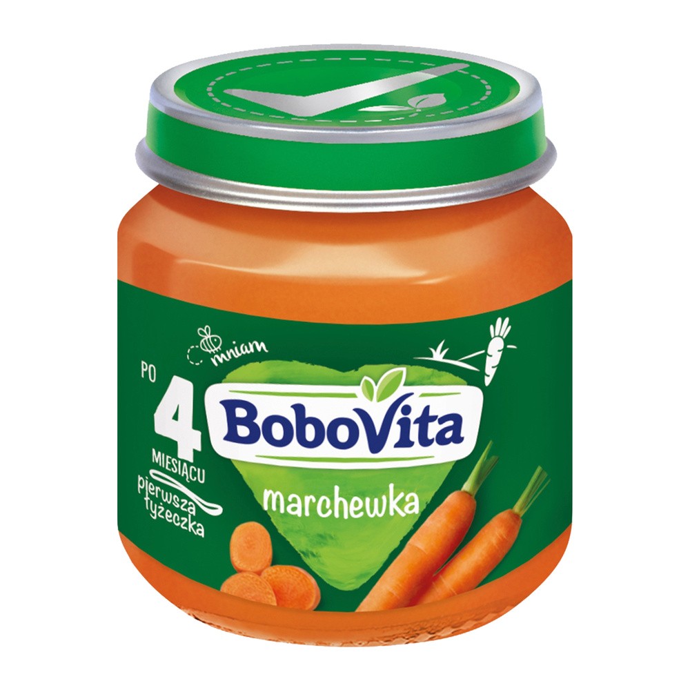 Nutricia POLSKA SP Z O.O BoboVita Obiad Marchewka po 4 miesiącu 125 g