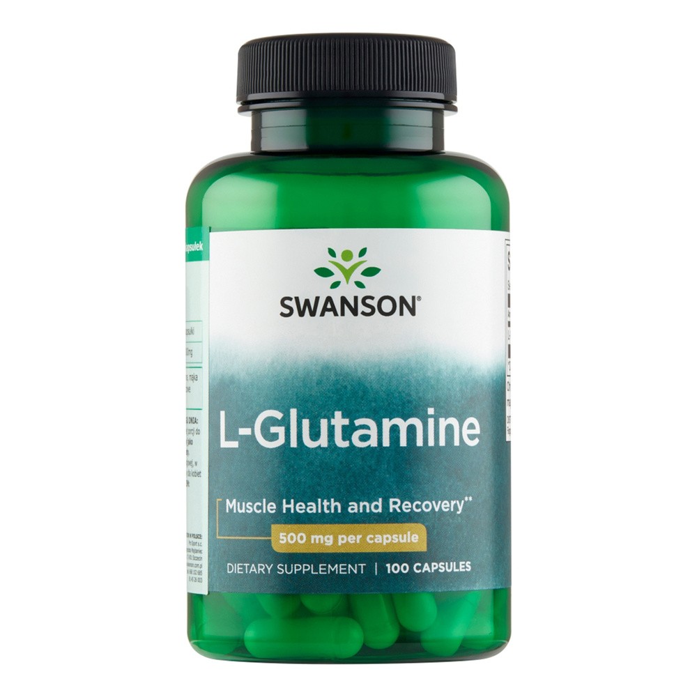 SWANSON L-Glutamine 500 mg 100 kaps