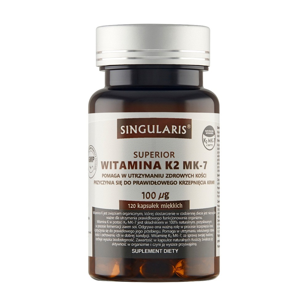 SINGULARIS Singularis Witamina K2 MK-7 Superior x 120 kaps
