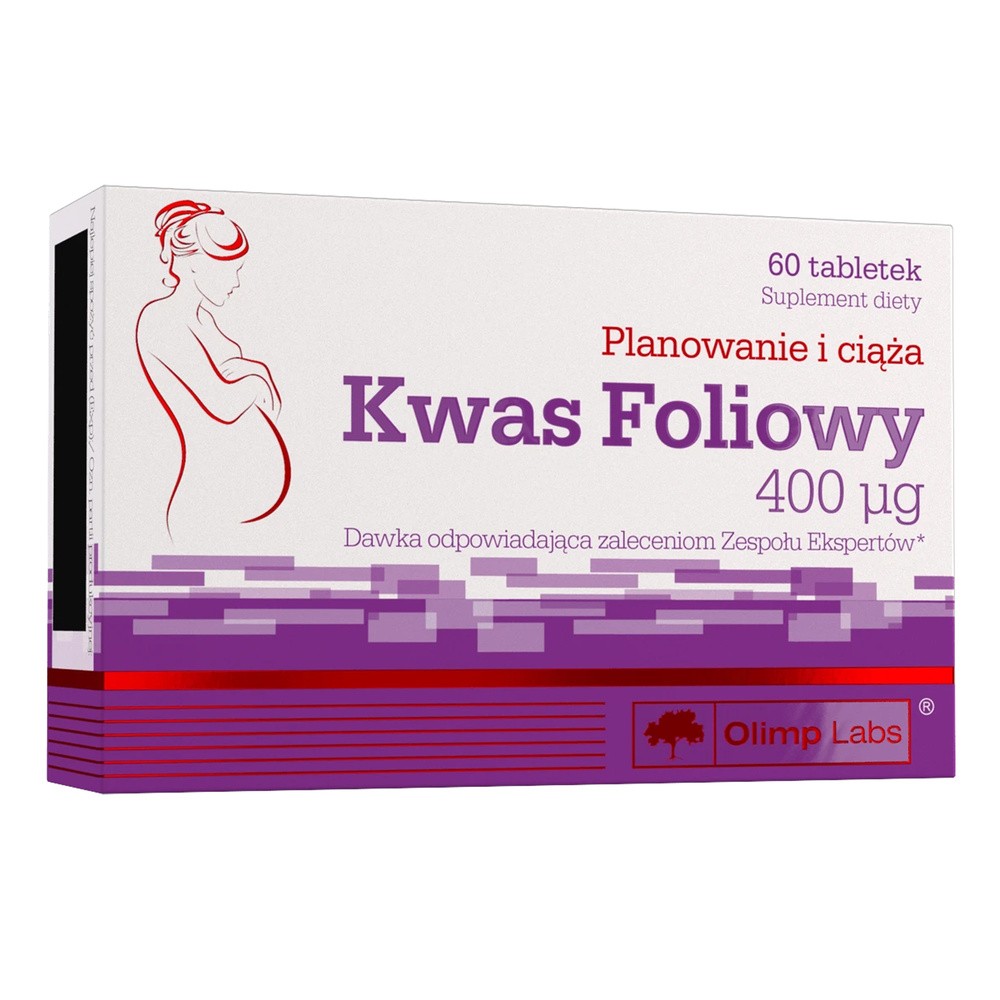 Olimp Laboratories Kwas Foliowy 400ug 60 tabletek 3640621