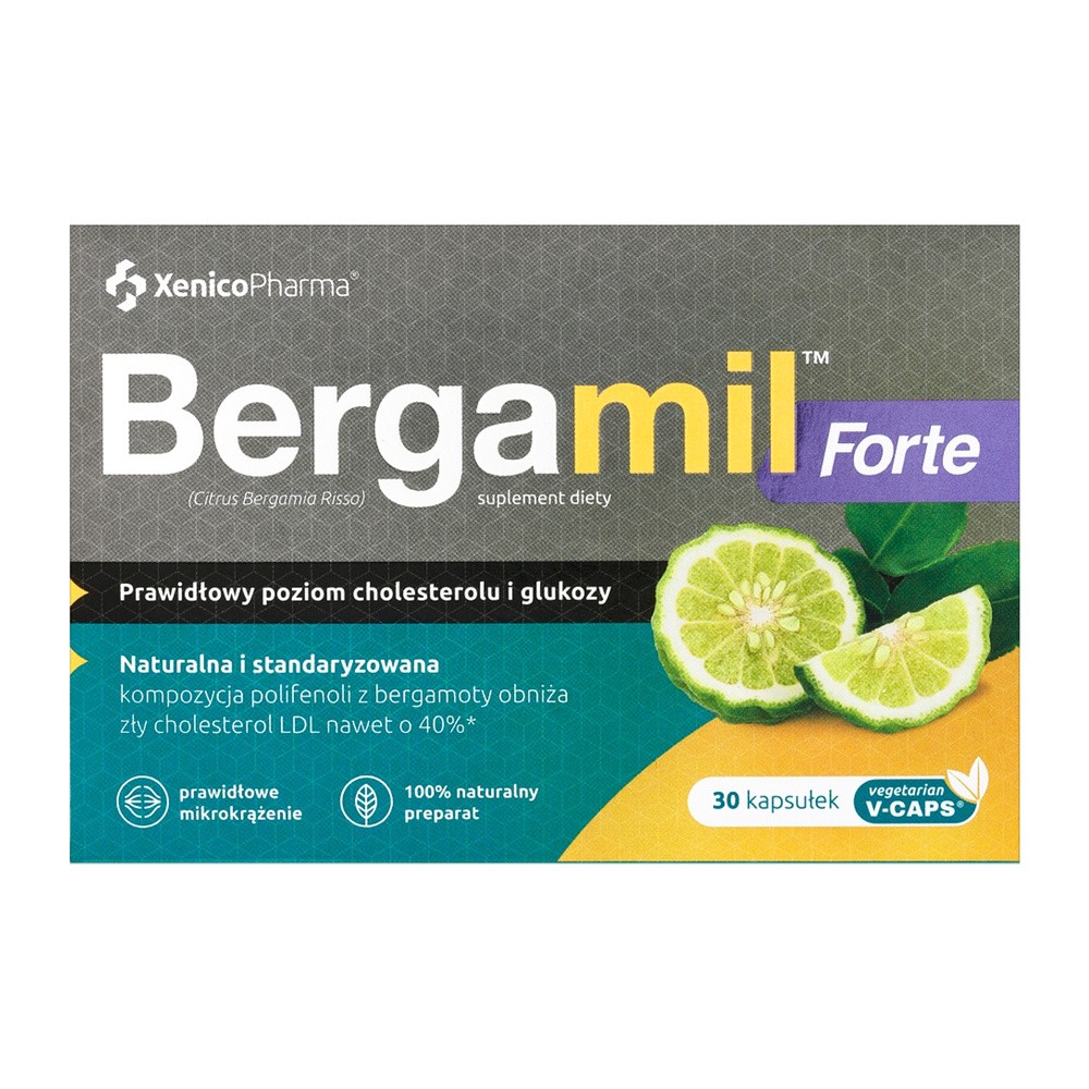 XENICO PHARMA Xenicopharma BERGAMIL Forte 30 kap