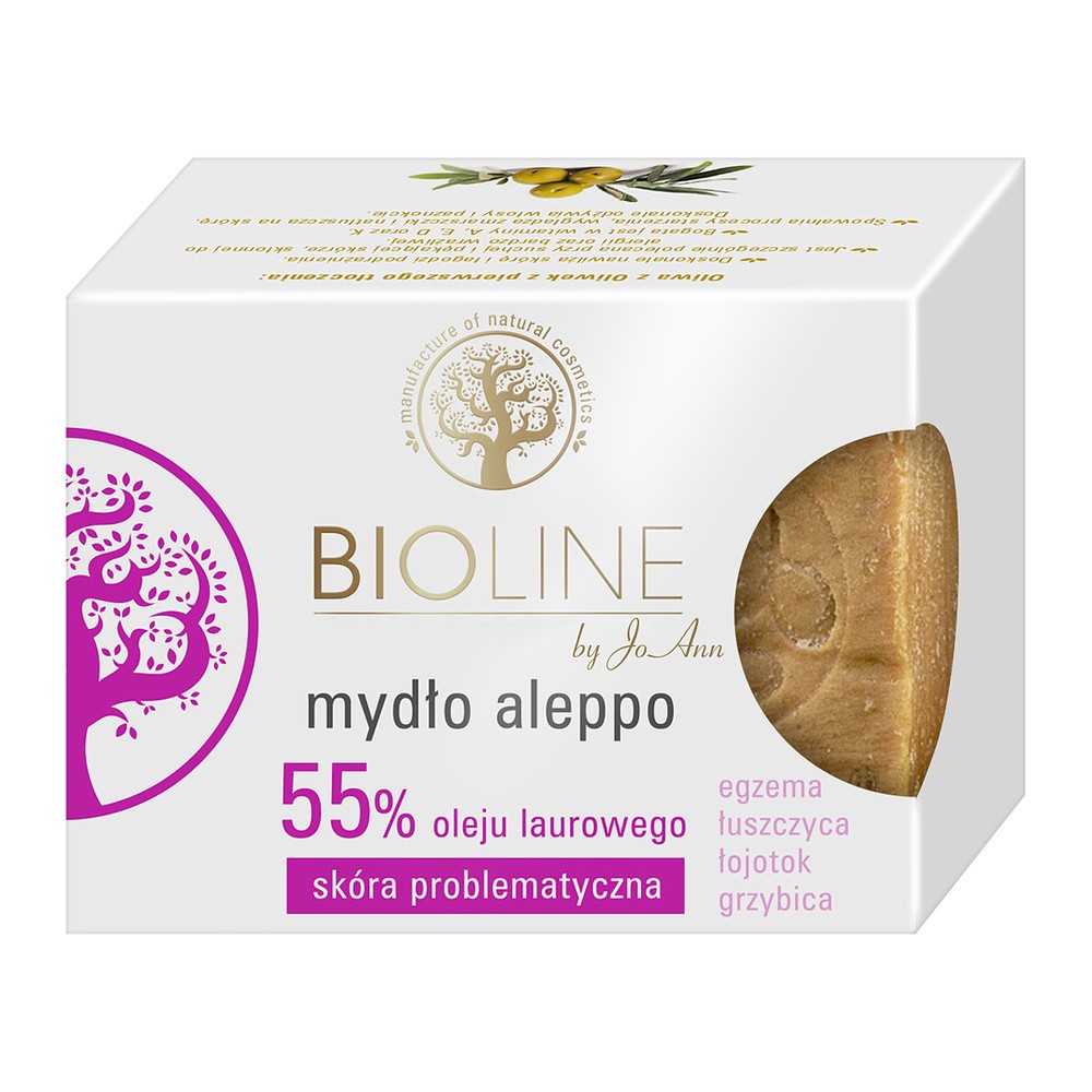 Bioline mydło Aleppo 55% oleju laurowego 200g