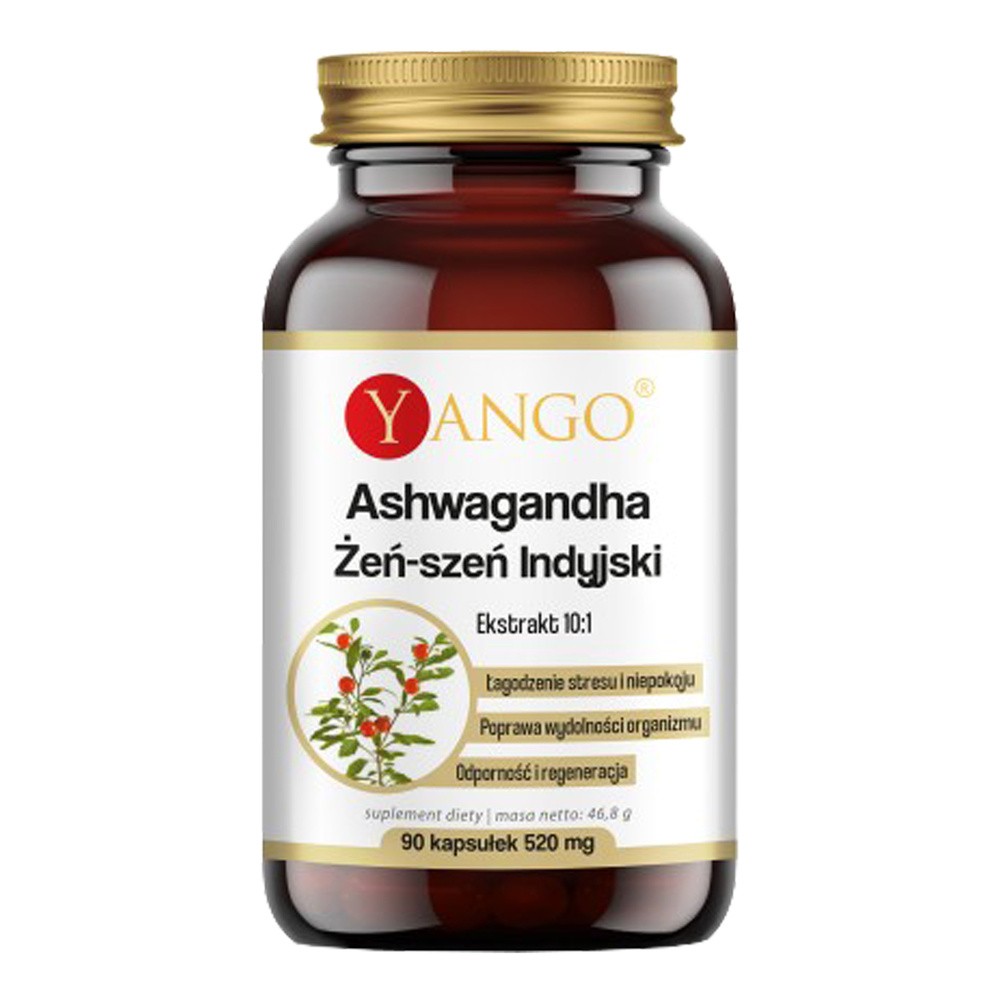 Yango Ashwagandha - ekstrakt 10:1 - 90 kaps Yango 2238