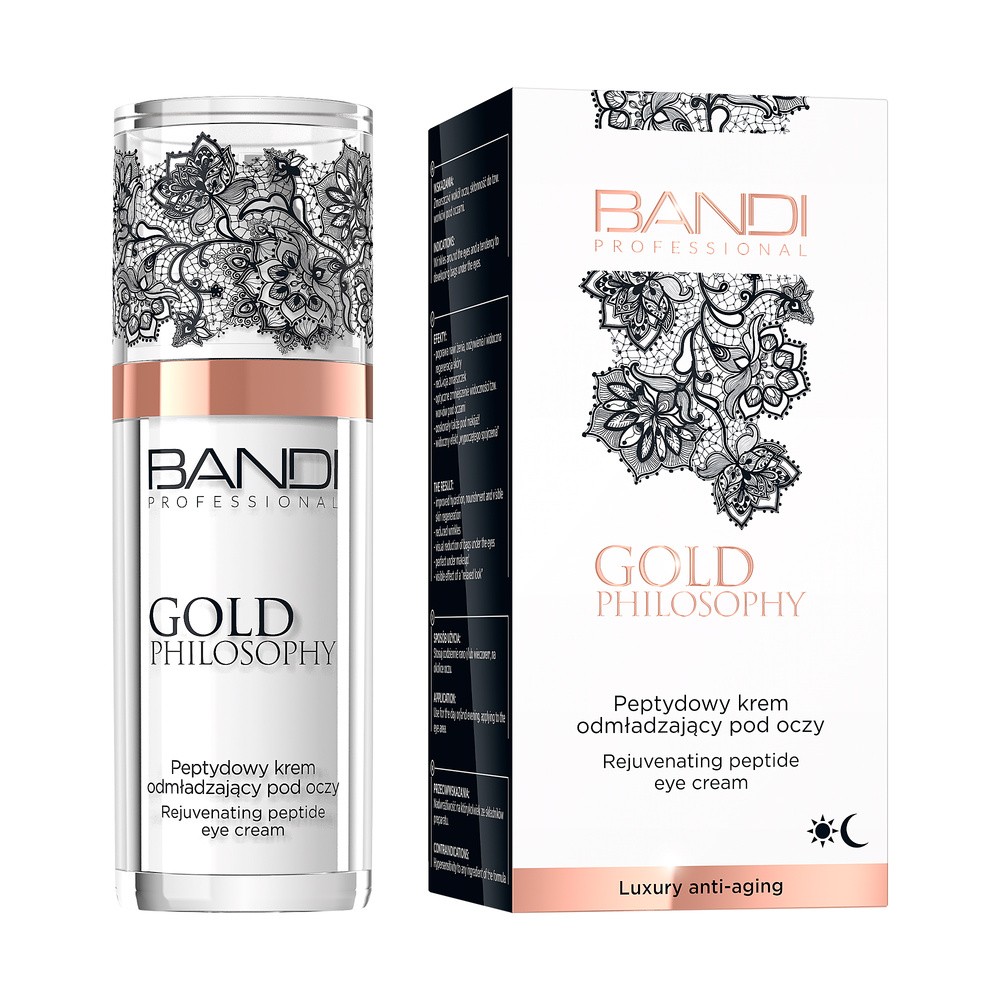 Bandi Gold Peptydowy krem odmładzający pod oczy