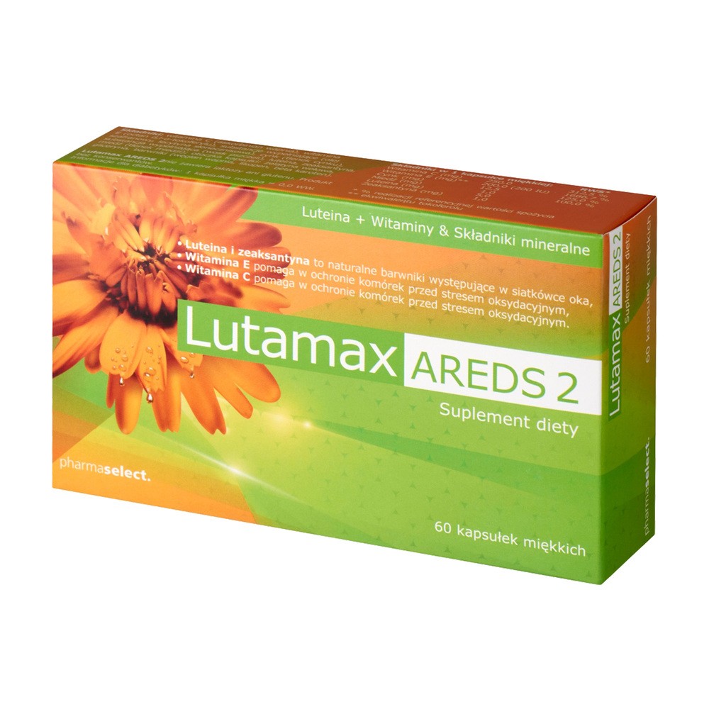 PHARMASELECT LUTAMAX AREDS 2 60 kaps. + 10 kaps. 3175321