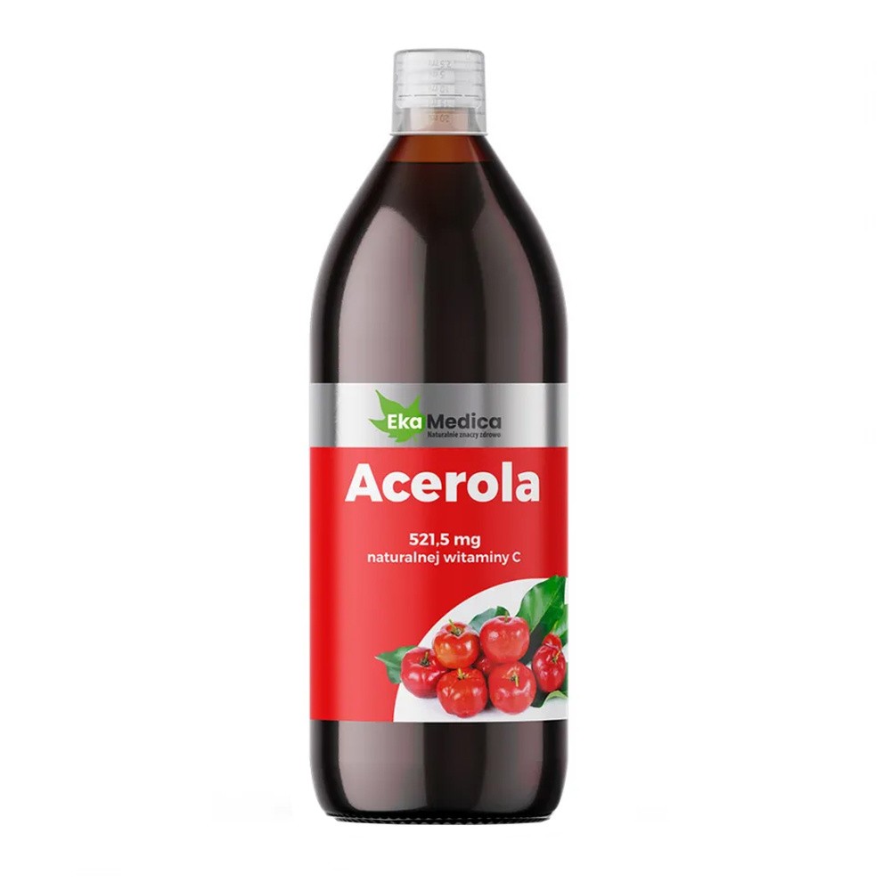 EKAMEDICA EkaMedica Acerola sok 100% 500 ml Wysyłka kurierem tylko 10,99 zł