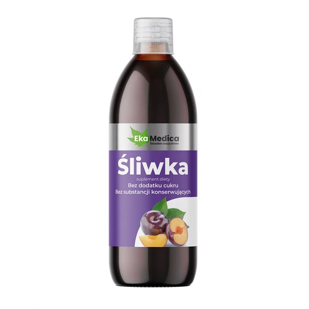 EkaMedica Sok z owoców śliwki - 500ml 01991