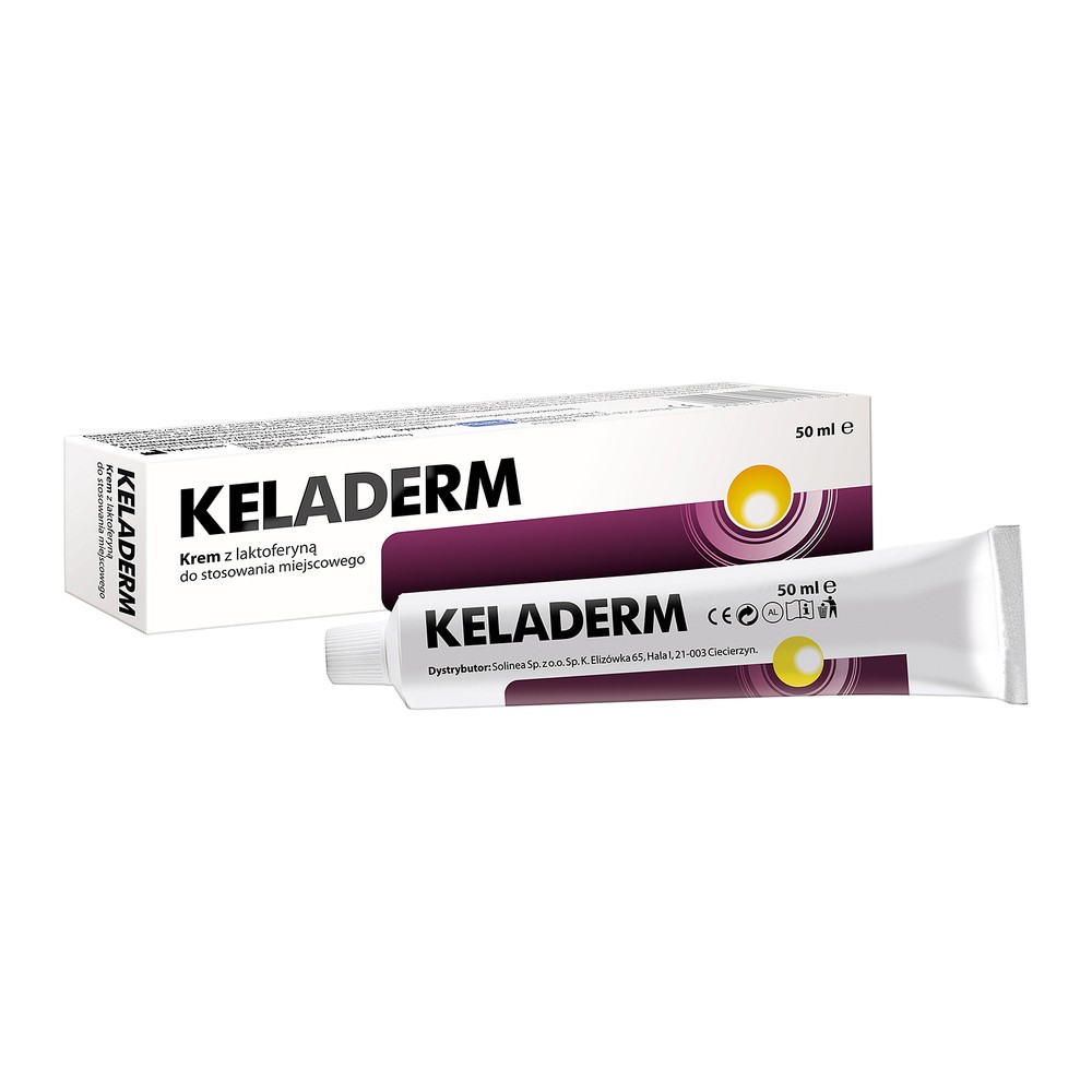 SOLINEA Keladerm krem z laktoferyną 50 ml