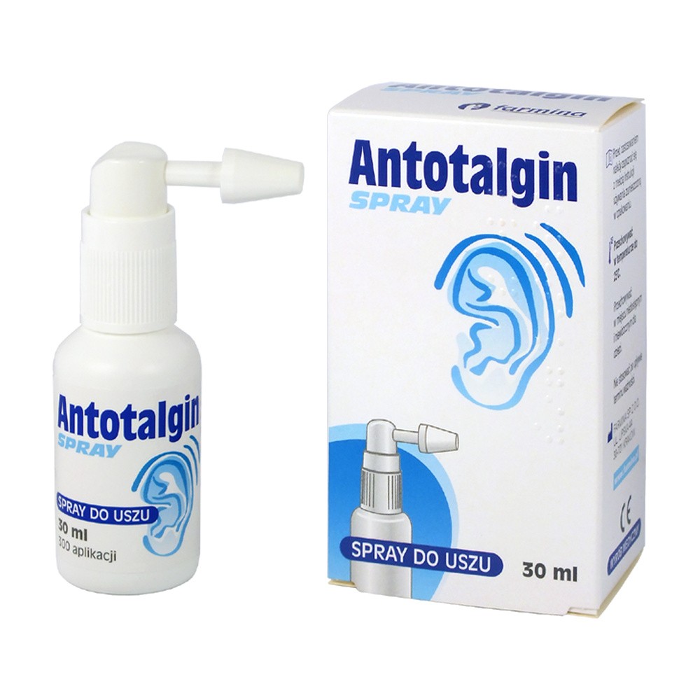 FARMINA KRAK&Oacute;W ANTOTALGIN Spray do uszu 30 ml 9086622