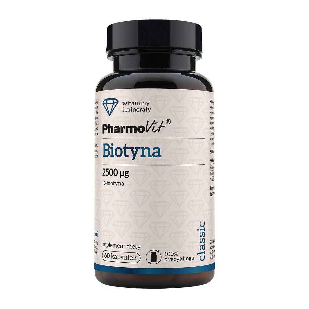 Pharmovit Biotyna, suplement diety, Pharmovit, 60 kaps. PHARMOVIT5