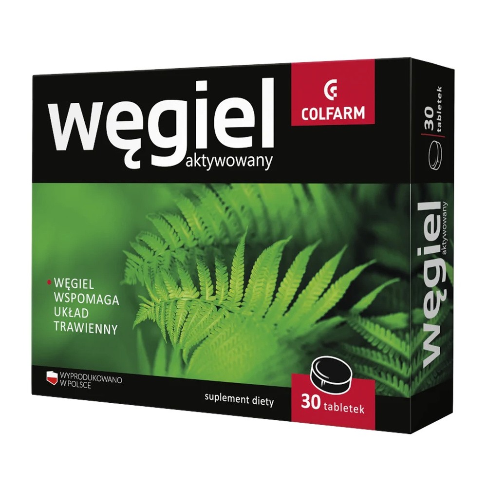 Colfarm Węgiel aktywowany 30 tabl 3172781