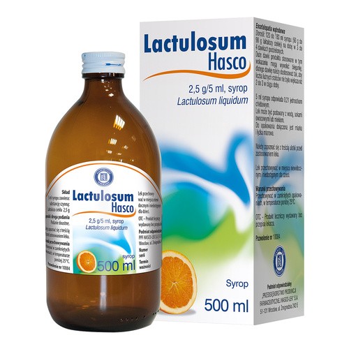 Hasco-Lek Lactulosum Hasco syrop 2,5g/5ml 500ml  8025002