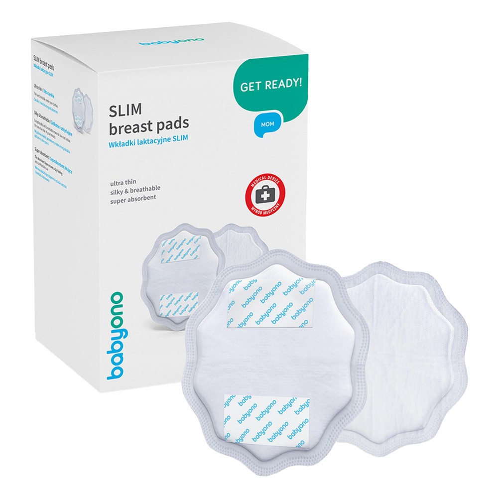 BabyOno Wkładki laktacyjne Natural Nursing Białe 24szt 298/01
