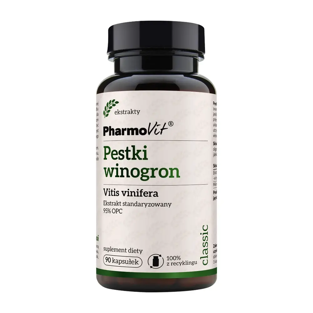 Pharmovit Pestki Winogron 90caps