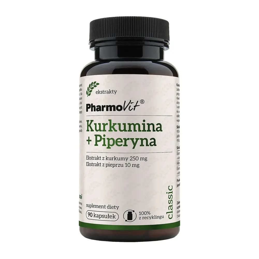 PHARMOVIT Kurkumina + Piperyna x 90 kaps